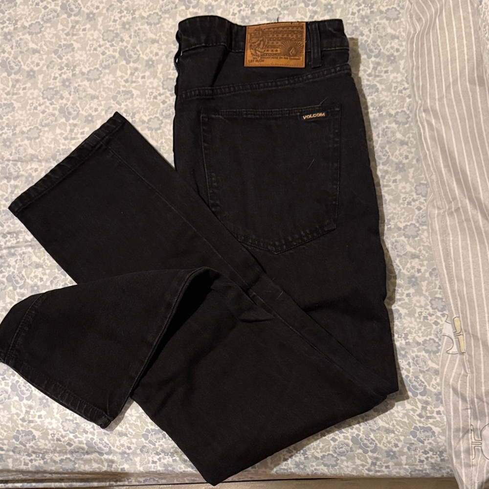 Volcom Men's Black Vorta Jeans